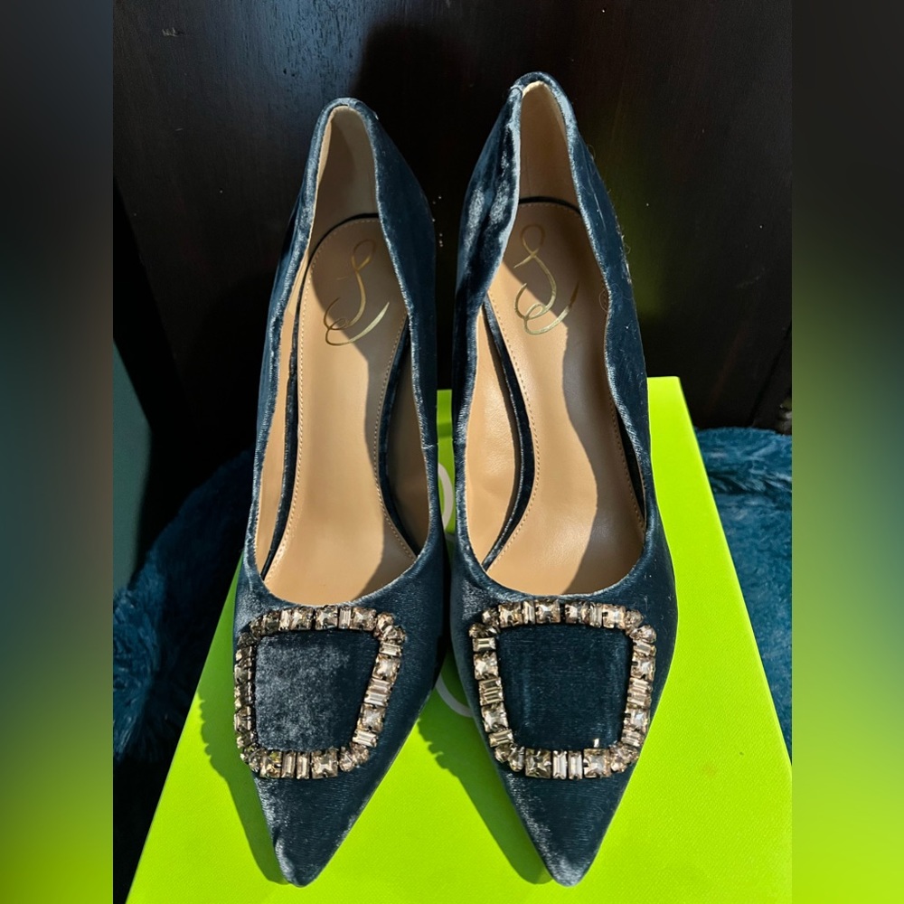 Sam Edelman, Harriet in the color, deep sapphire, size 10